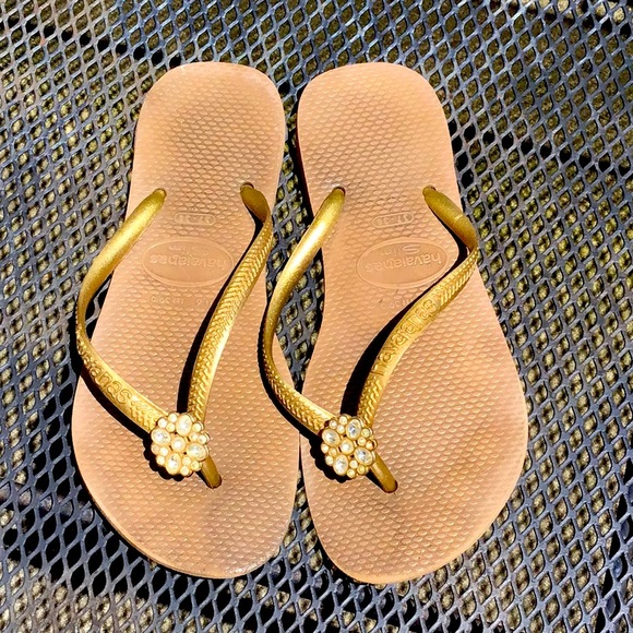 🌴 Havaianas Slim Jewel 💎 Flip Flop - Picture 2 of 10
